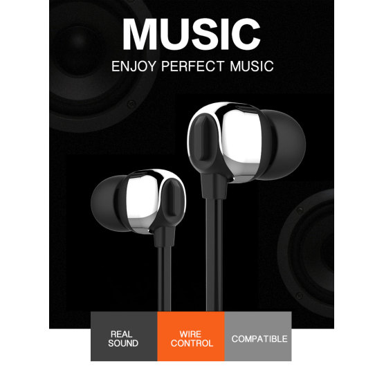 Earphone 3.5mm Universal Super Bass Headset Stereo