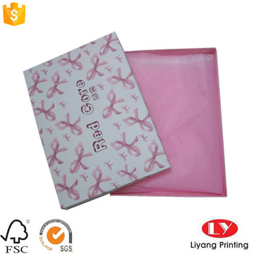 Underwear packaging one piece paper box with lid