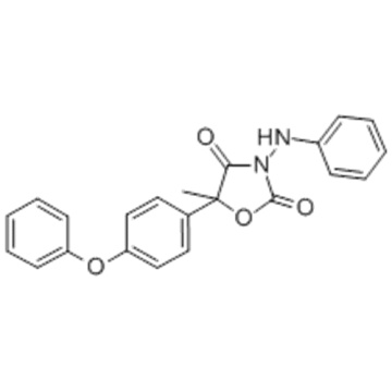 2,4-Oxazolidinedione,5-methyl-5-(4-phenoxyphenyl)-3-(phenylamino)- CAS 131807-57-3