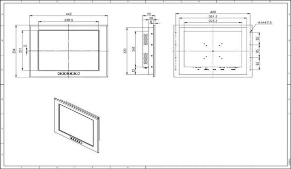 industrial monitor touch screen