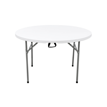 4FT Portable Round Folding Picnic In Half Table