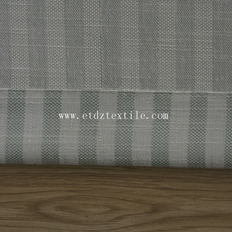 6010-52 Popular  Modern Linen Jacquard Window Curtain fabric
