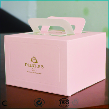 Pink Paper Cake Boxes Packaging Wholesale