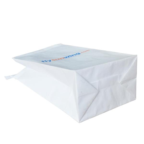 white kraft paper  airsickness bag
