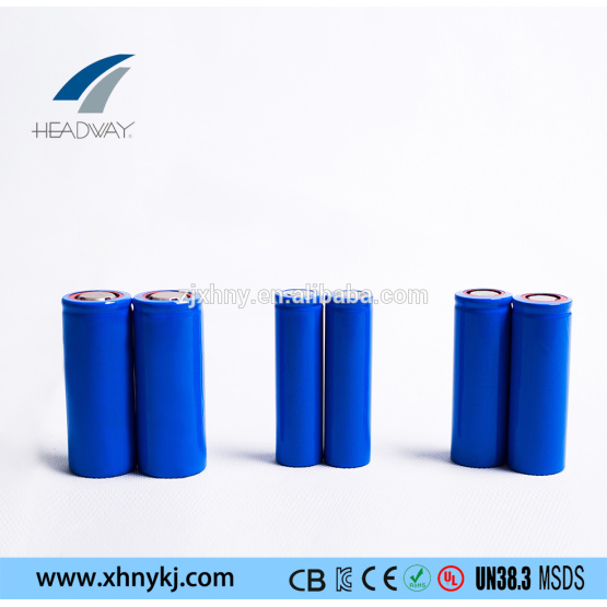 lithium ion battery ifr18650-1.4AH cell for miners' lamp
