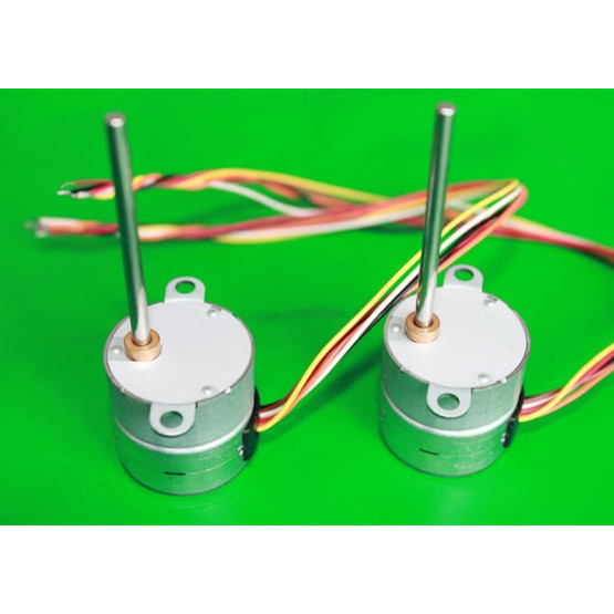 25mm PM stepper motors with permanent magnets / plastic or metal gears