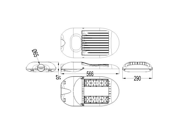 150W LED Road Light