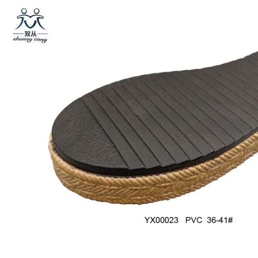Pvc Sole for Women Jute Sandals