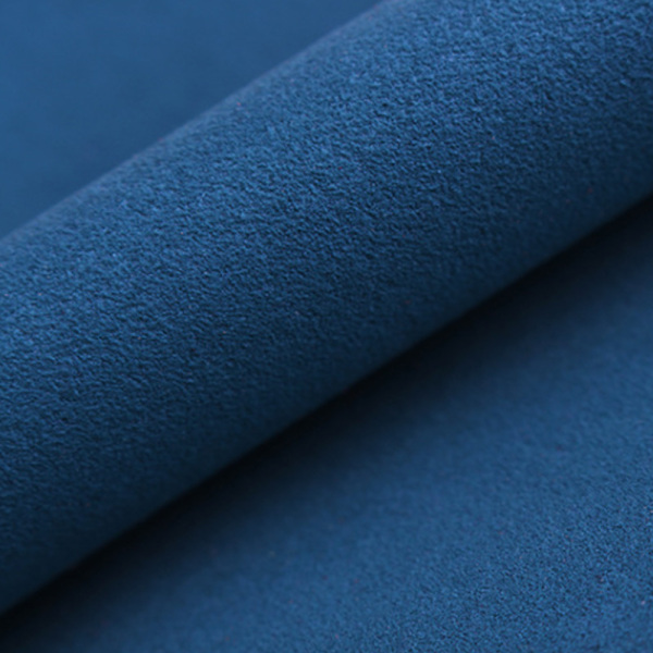 0.6mm Nonwoven synthetic microfiber suede PU leather