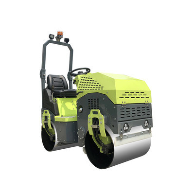 High compaction efficiency ride -on road roller 1ton