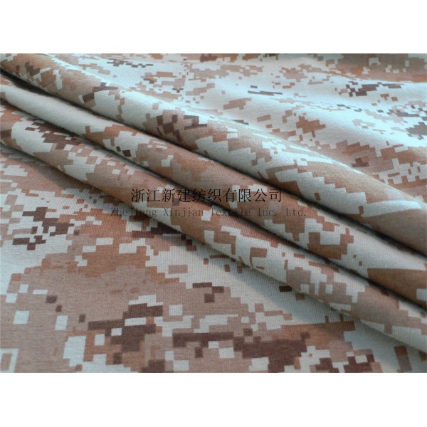 100% Cotton Knitting Camouflage Fabric
