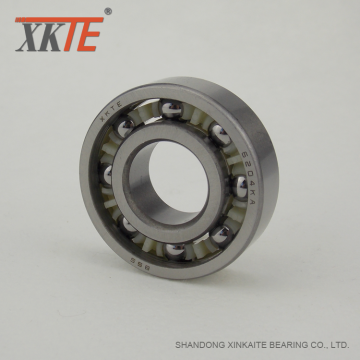 Low Coefficient Friction Polyamide Bearing 6204 For Roller