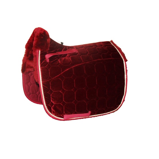 New velvet sheepskin saddle pad