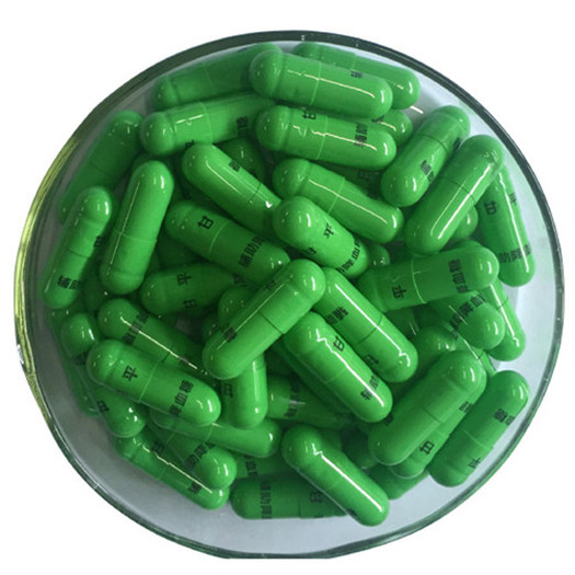 Ghost gelatin/vegetable pill capsule for medical 0#