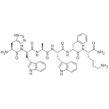 L-Lysinamide,L-histidyl-D-tryptophyl-L-alanyl-L-tryptophyl-D-phenylalanyl- CAS 87616-84-0