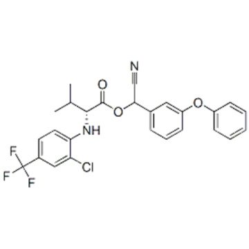 D-Valine,N-[2-chloro-4-(trifluoromethyl)phenyl]-, cyano(3-phenoxyphenyl)methyl ester CAS 102851-06-9