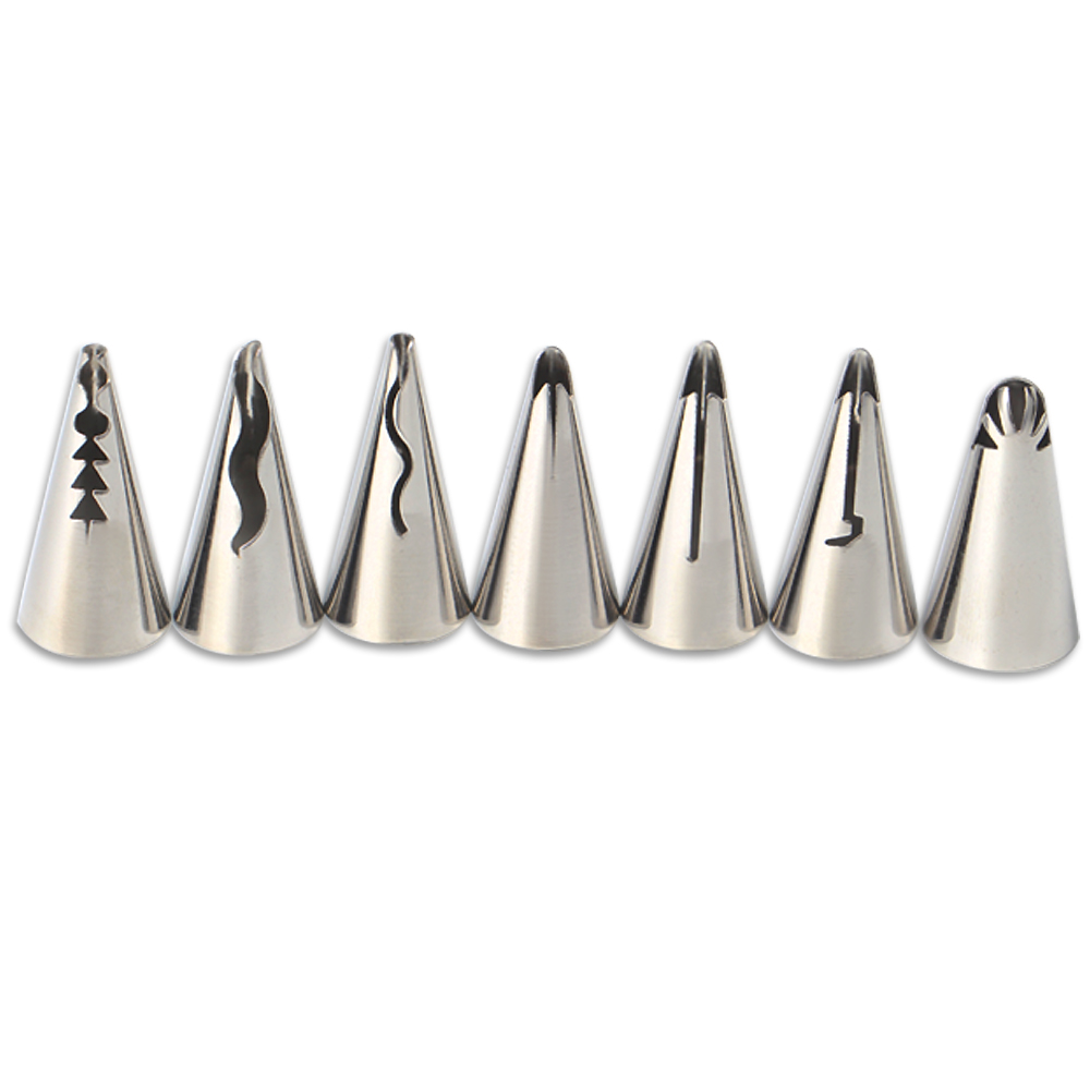 7PCS Stainless Steel Russian Nozzles 