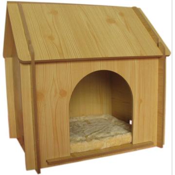 Indoor Eco-friendly Pine wood doghouse