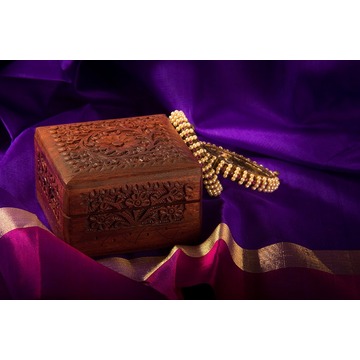 Rectangular Real Wood Packaging Wooden Custom Jewelry Box