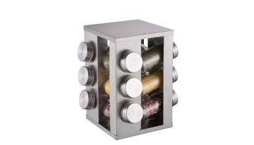 Stainless Steel Spice Rack 12pcs
