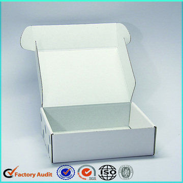 White Cardboard Foldable Shoe Box