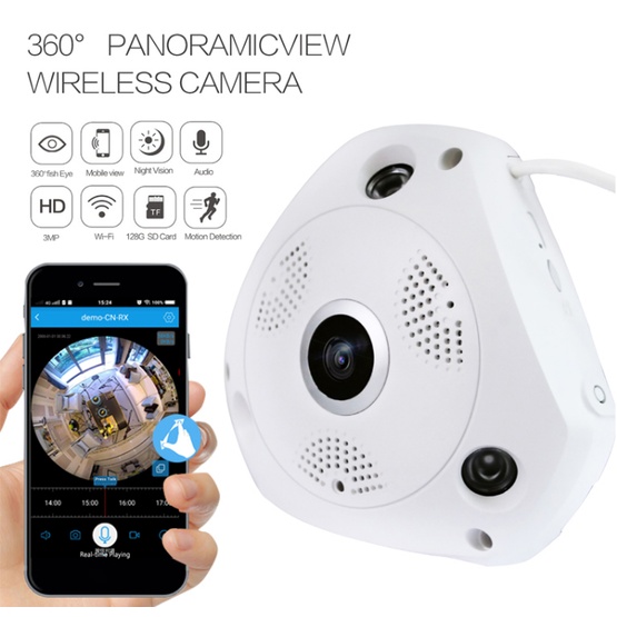 Motion Detection 360 Wireless Network Camera