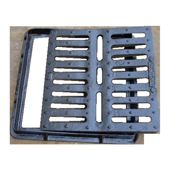 Sewage cast iron manhole cover