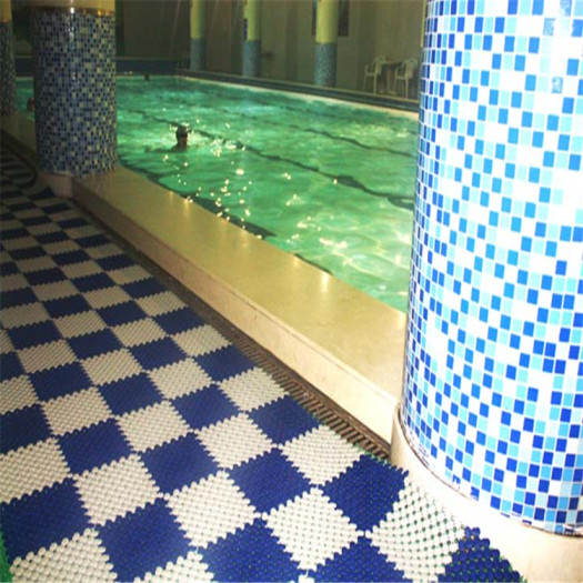 Interlocking Tiles Wet Area Mat Swimming Pool Flooring