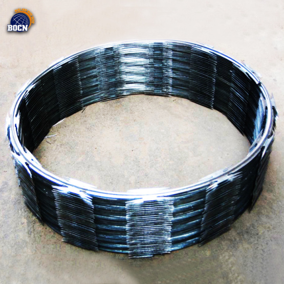 Iron Wire Material Anti-rust razor blade barbed wire