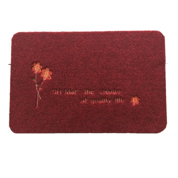 Wholesale fashion style embroidered door mat
