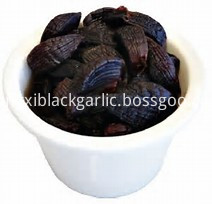 peeled black garlic