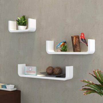 Wall display shelves