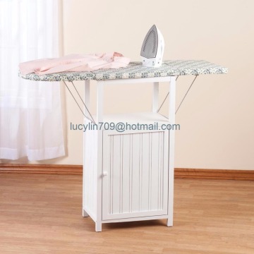 Deluxe Ironing Board with Storage Cabinet