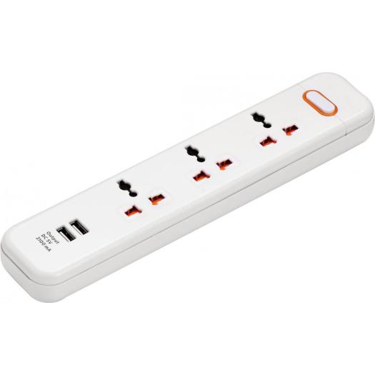 4 universal outlet extension socket with USB