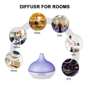 Glossy Plastic Led Light Scent Oil Aroma Diffuser