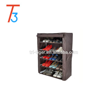 Wholesale 6 tiers non-woven fabric shoe rack cabinet with cover