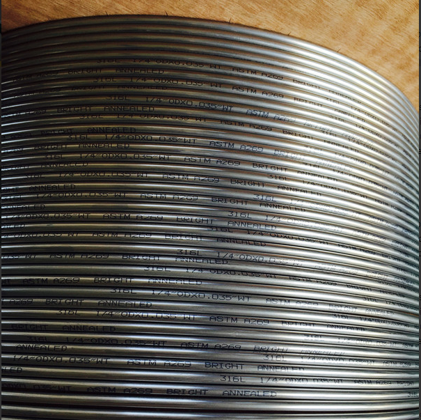 TP316L BRIGHT ANNEALED SEAMLESS COIL TUBING