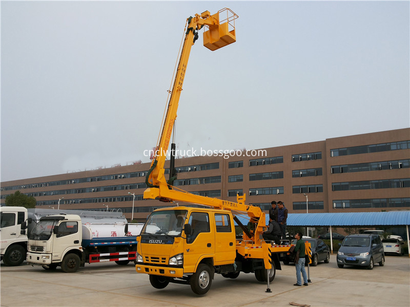 hydraulic aerial platform truck