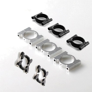 Factory CNC service aluminum tube clamp with screws