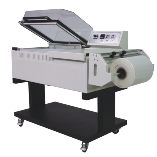 Low heat consumption shrink wrapping machine