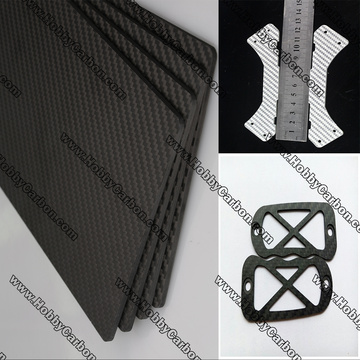carbon glass sheets guitar accessories DIY cutting