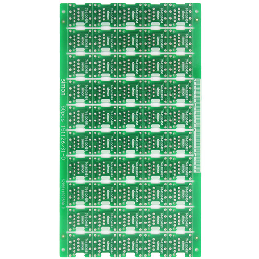 Small size double layer circuit boards