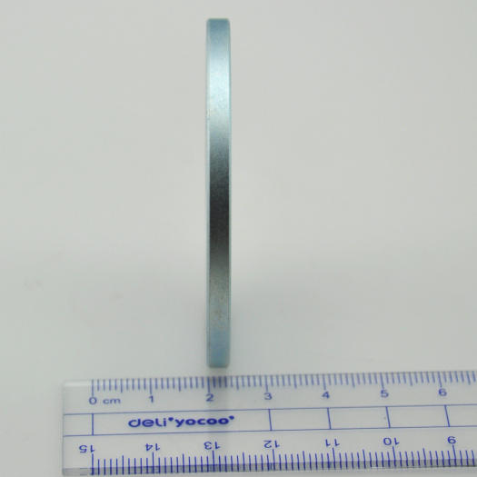 N35H larger ring neodymium magnet with coating Zinc