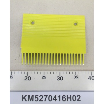 Yellow Aluminum Comb for KONE Escalators KM5270416H02