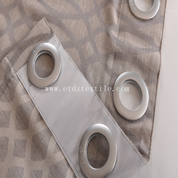 100% Polyester Jacquard Linen Touching Curtain