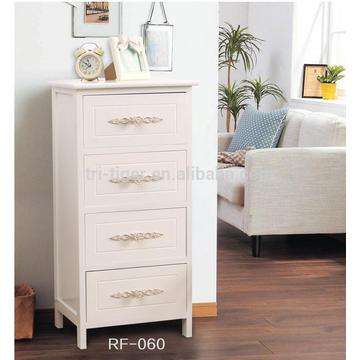 factory price bedroom furniture type wood 4 drawers stand beside table