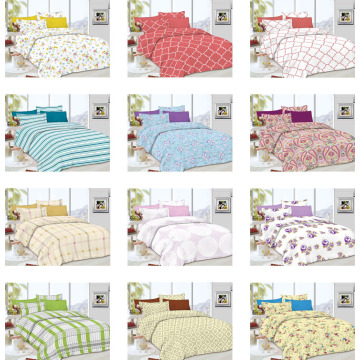 Prewashed Durable Quilted Plain Bedspread