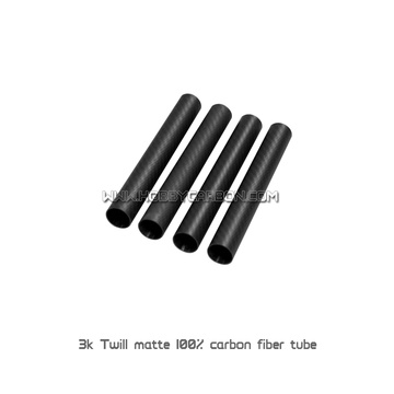 Big 3K Carbon Fiber Tubes with Tube Cap