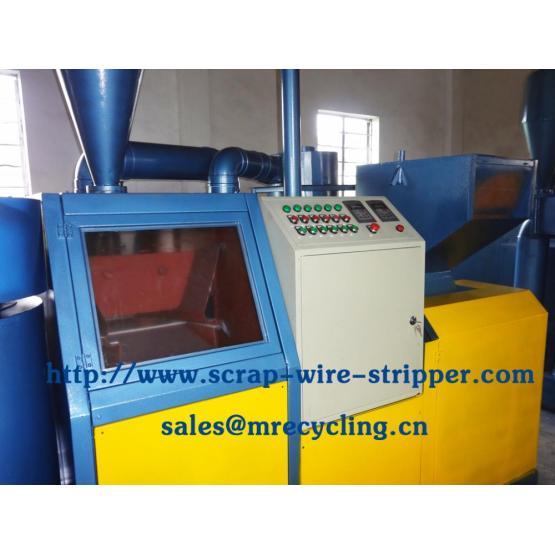 scrap copper cable wire slitter