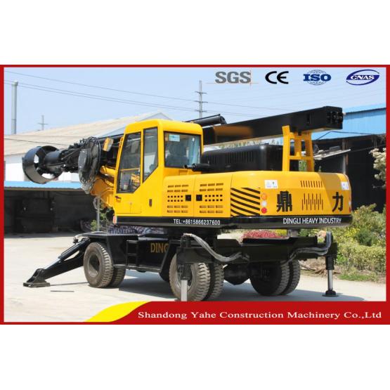 DL-360 wheeled hydraulic drilling rig machine